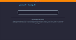 Desktop Screenshot of gasthofboekamp.de